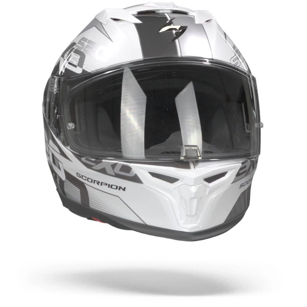 Scorpion EXO-520 Air Cover Wit Zilver Integraalhelm