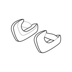 Scorpion Exo-R1 Air Carbon Wit Wangkussens