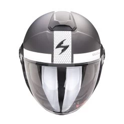 Scorpion Exo-City II Short Mat Zilver Wit Jethelm 7 Scorpion Exo-City II Short Mat Zilver Wit Jethelm -Scorpion-Motorfietsonderdelen product foto 2 2 1