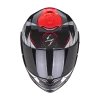 Scorpion Exo-1400 Evo Carbon Air Aranea Zwart-Neon Rood Integraalhelm -Scorpion-Motorfietsonderdelen scorpion exo 1400 evo carbon air aranea black neon red 1